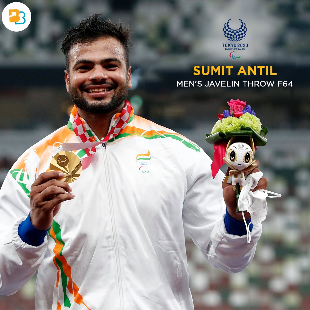 BizBuzzzApp's tweet photo. Dear #SumitAntil, Your Optimism Is The Faith That Leads To Achievement. 
Our Heartiest Congratulations, You Made Every Indian Proud by Setting World Record and Winning Gold Medal At Paralympics'20 in F64 Javelin Throw, #BizBuzzz Family.
#TokyoParalympics2021 #ParaAthletics #India https://t.co/gNC1tw87hg