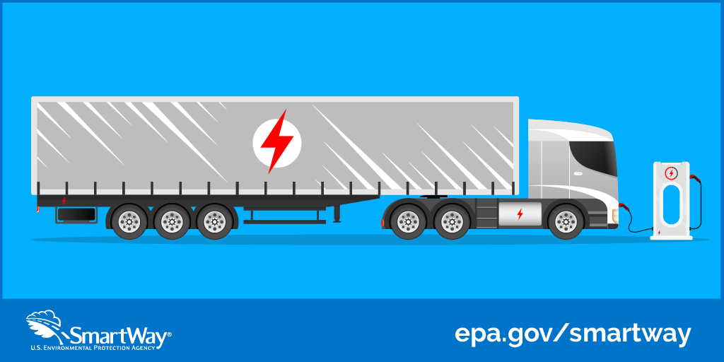If you’re interested in investing in electric trucks, be sure to check out the #EPASmartWay tools and resources to learn more. Check out the SmartWay primer found at: buff.ly/3BxprPR