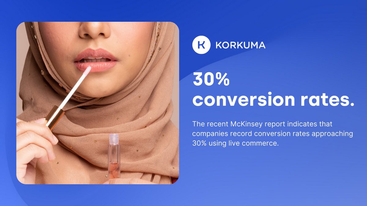 When you showcase and explain a product live with video, your customers are more likely to buy it. 

Read the full McKinsey report mckinsey.com/business-funct…