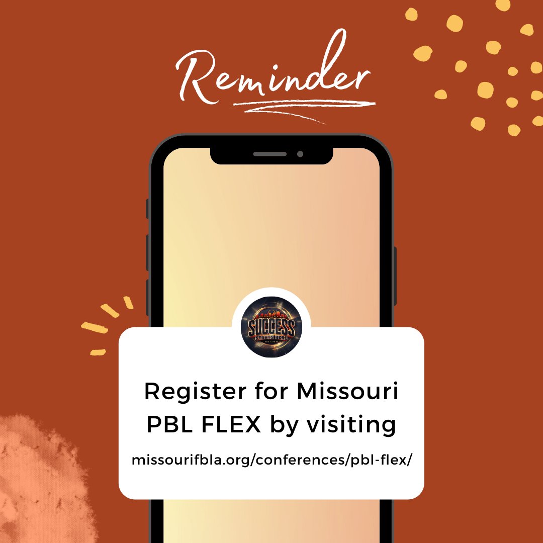 PBL members, visit buff.ly/3iBET6J to register for FLEX today! 💫