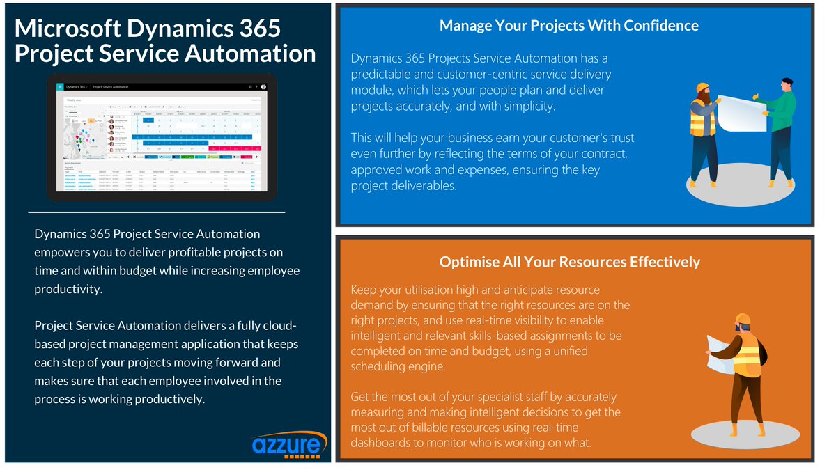 azzureIT's tweet image. Efficiently track, manage, and deliver project-based services with Microsoft Dynamics 365 Project Service Automation👇

azzure-it.com/dynamics-365-a…

#AzzureIT #MicrosoftDynamics365 #ProjectServiceAutomation #BusinessCentral #ERP