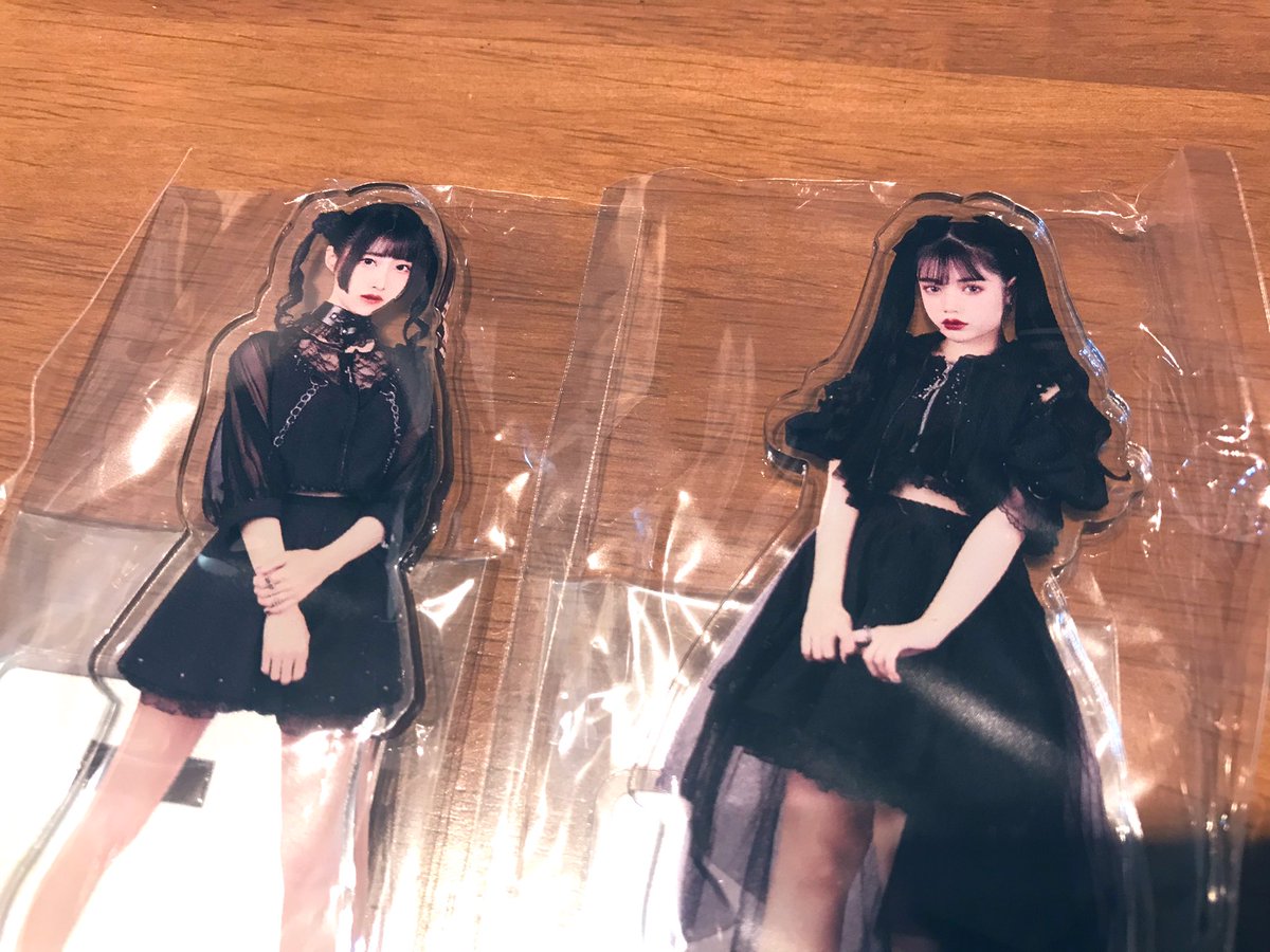 山田のアクスタ届いたからまた遊べる✨
実果子さんのは明日はむはむちゃんに渡します🍬