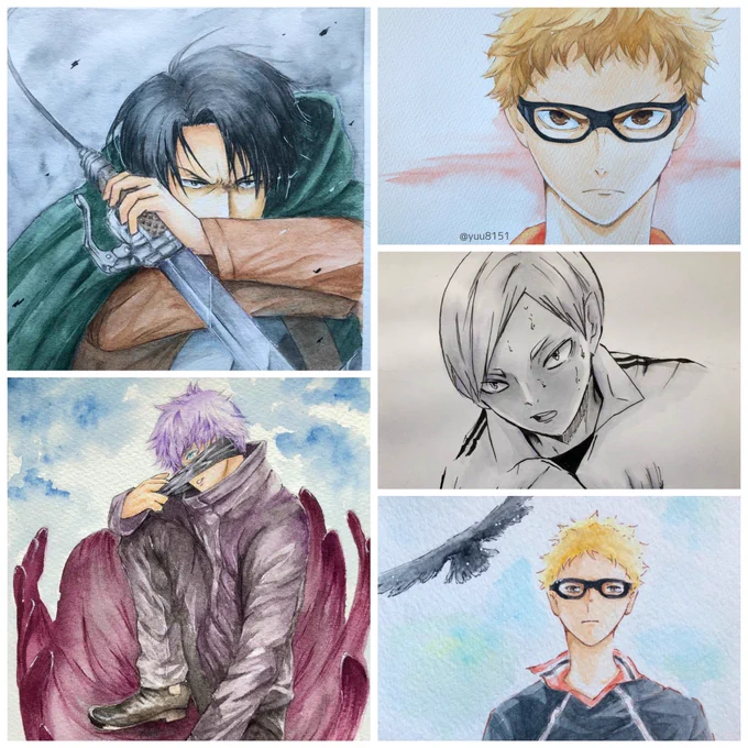 #今月描いた絵を晒そ
8月はこれだけ😂 