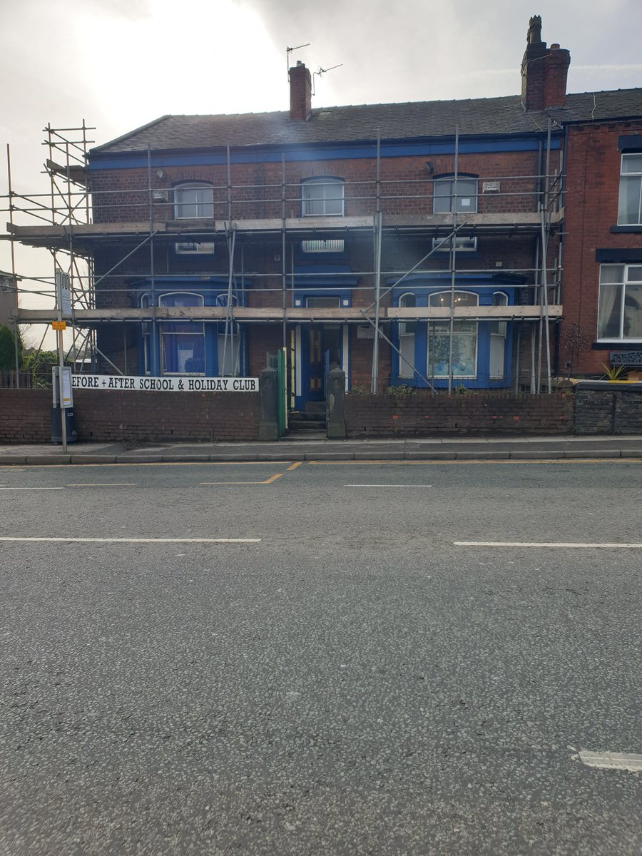 Complete transformation of this nursery in #Salford using render and a splash of paint! Wow! #render #painting #nursery #Manchester