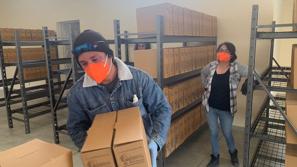 El <a href="/ArchivoMazapil/">Archivo Histórico de Mazapil</a> estrena sede luego de un año de gestiones para trasladarlo a un espacio con condiciones adecuadas para su preservación. Agradecemos a la Presidencia del Ayuntamiento de #Mazapil y al <a href="/INAHmx/">INAH</a> el apoyo para ejecutar esta delicada tarea.