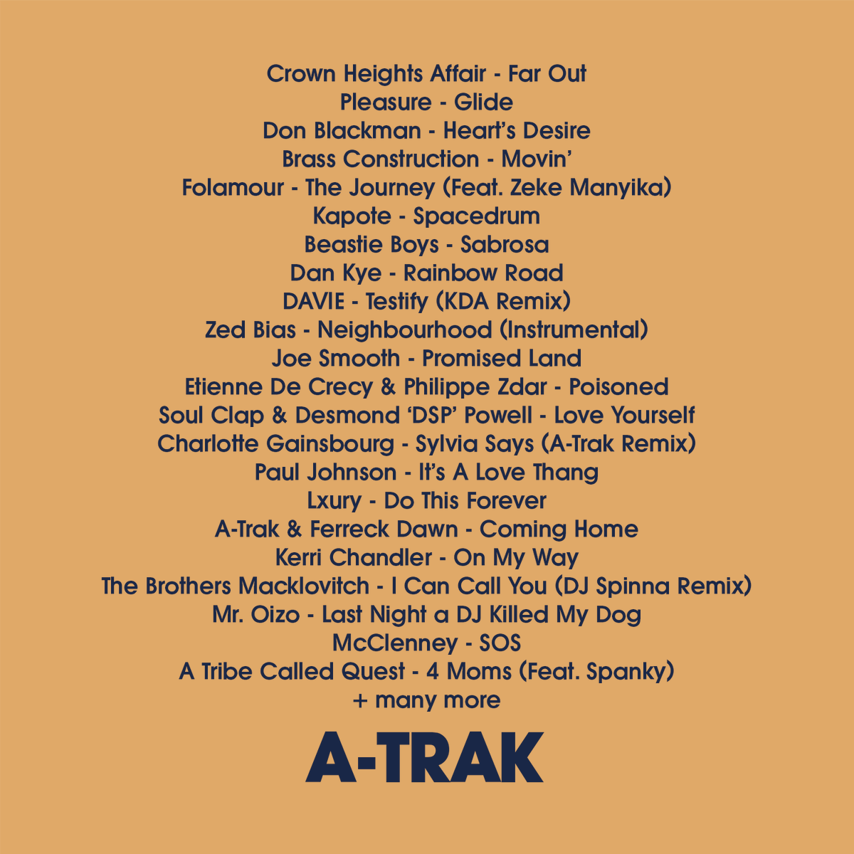 DefectedRecords's tweet photo. That's why we're excited to welcome @atrak to our Defected Selectors, where he's curated six hours of incredible music... Ranging from the likes of Beastie Boys to @folamourbb, @Zed_Bias to @djshadow, @oizo3000 to @kerrichandler and SO much more. 🔥

https://t.co/D5RRsFToBS https://t.co/eazkyABkb9
