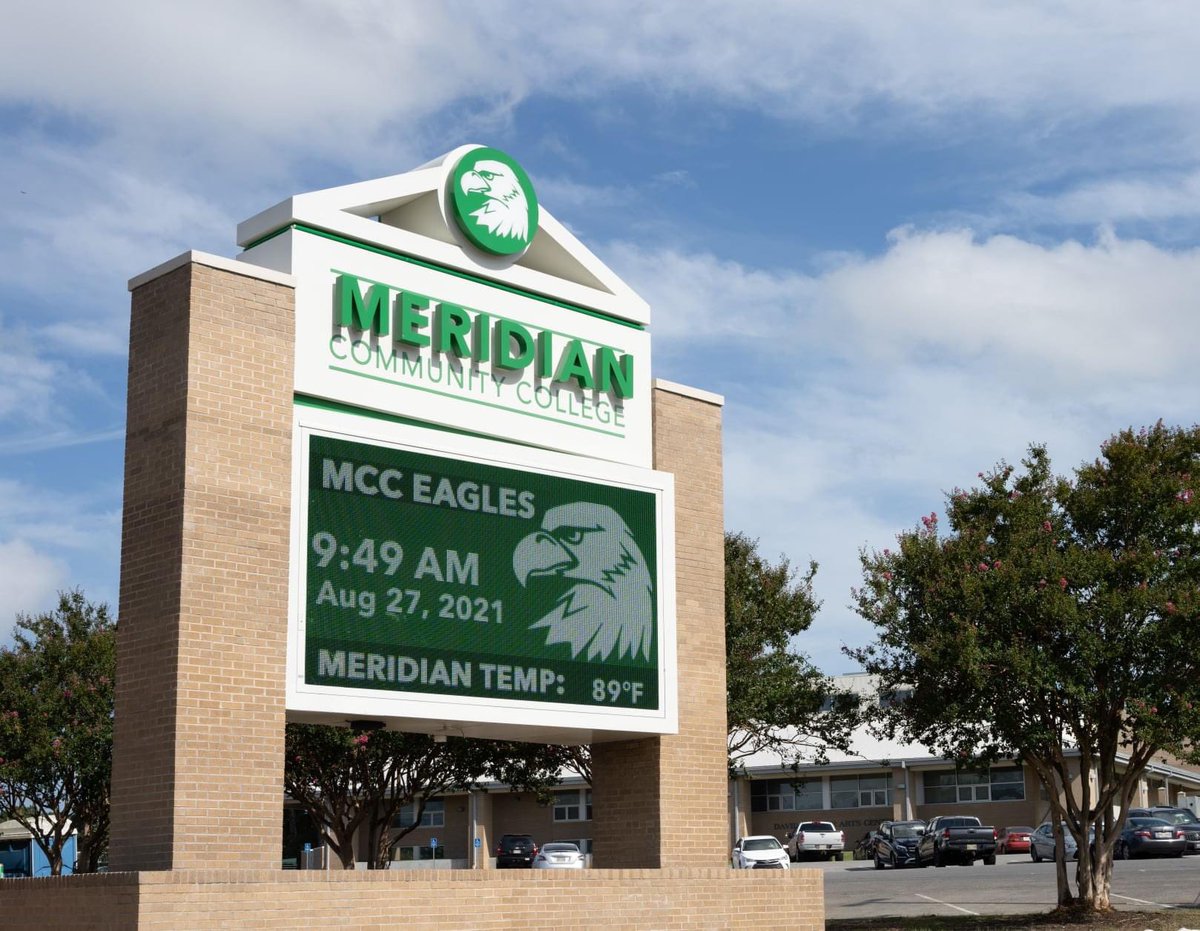 MCC’s new digital sign welcomes students, staff, and visitors to the Highway 19 North campus. 

To read more, visit meridiancc.edu/news/digitalsi…