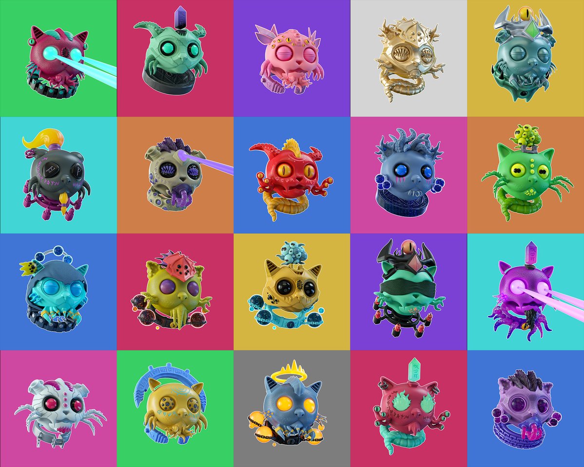 wkartNFT's tweet image. 🚨🐱 DROP in less than 3 hours 🐱🚨

- Today at 8pm CEST / 7pm UK 🗓️
- 20 new kitties from WINDS OF MADNESS 🐙
- 20 TICKETS shuffled
Get yours here 👇
opensea.io/collection/wei…

-
122 kitties 🐱
51 owners 🐈🐈🐈
6.2 volume traded 🔥🔥🔥
-

#OpenSeaNFT #nftcollectors #NFTs #nftart