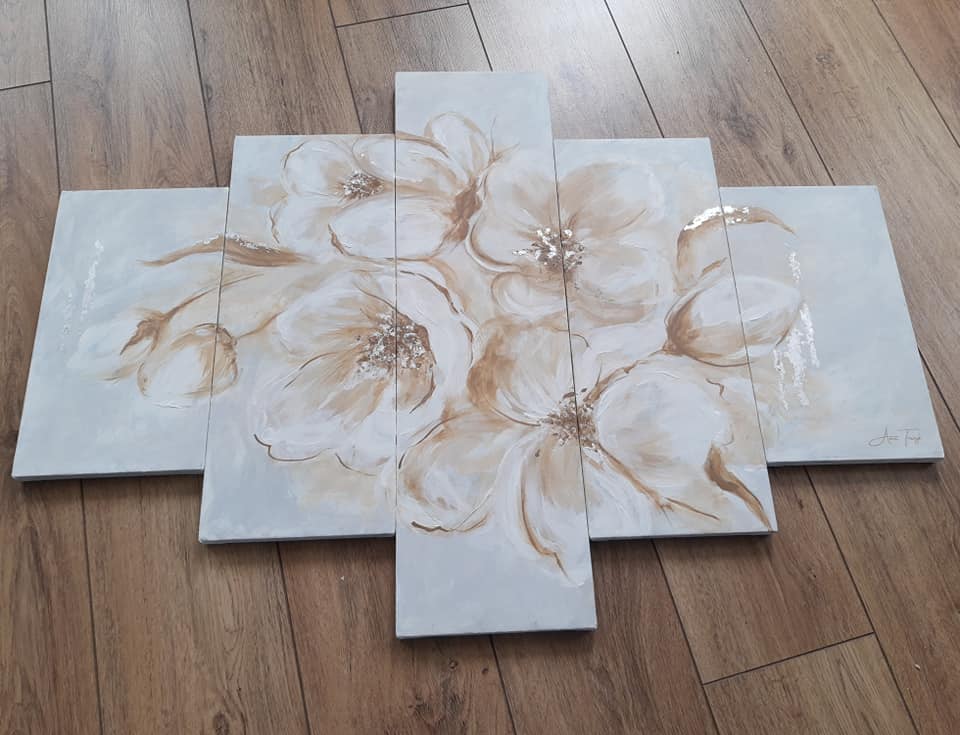 podkarpatka's tweet photo. Pamiętacie jak pisałam Wam o córci mojej znajomej- Ani Traczyk?
Kolejne Jej prace.
Kwiatowa rozkosz 🏵️
#tryptyk #obrazy #reczniemalowane #kwiaty #polskamarka 
#flowerabstract #paintings #paintingart https://t.co/tSA9A8dMvY