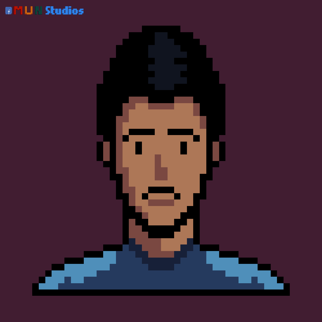 MunStudios's tweet photo. Reimagined my old self pixel portrait into a short and spikey haired version.
P.S: I don;t look this good in read life.

#pixelart https://t.co/9cl2wvRT00