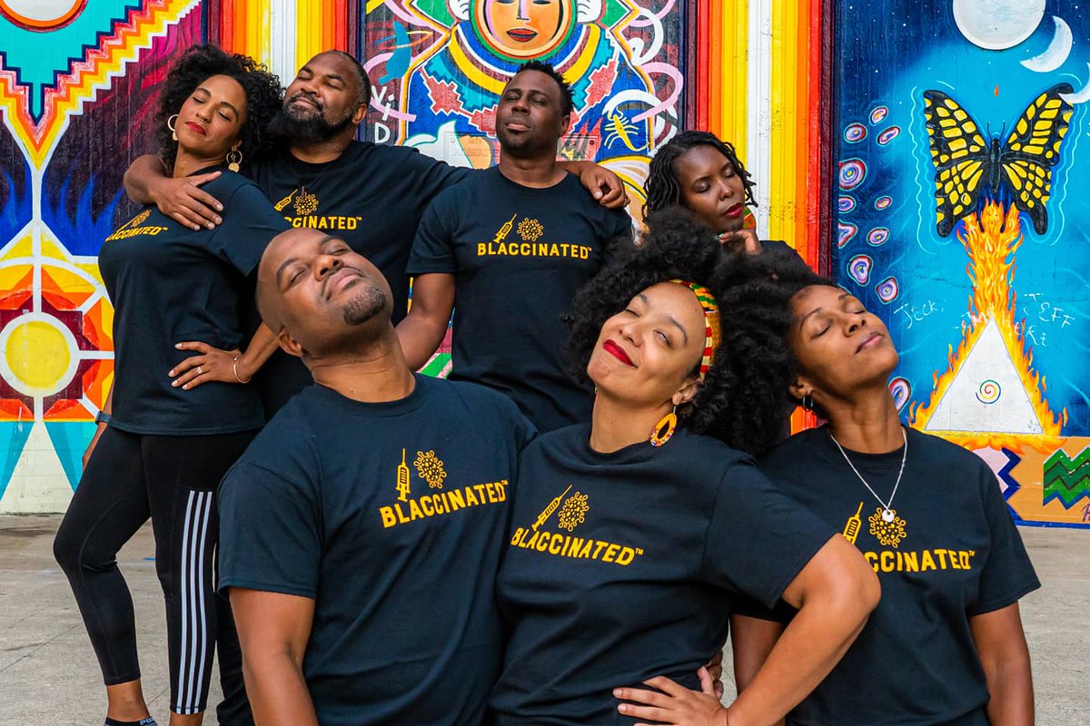 macknificent8's tweet photo. The Bold, The Beautiful, The Blaccinated!
#covid_19 #covidawareness #publichealth #GetVaccinated #blackisbeautiful #melaninpoppin #blaccinated #BlackTwitter https://t.co/XH5jWZdCRS