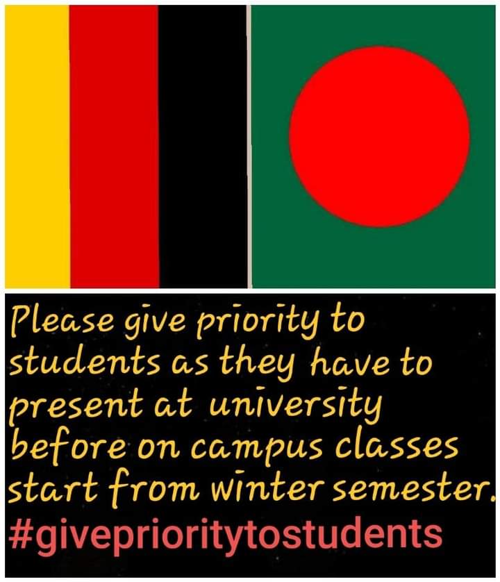 NazmusS28111794's tweet photo. @GerAmbBD
@GermanEmbassyBD
#GerEmbUse3counters #50StudentsPerDay #SpeedUpStudentVisa https://t.co/MWFDGgdcuC