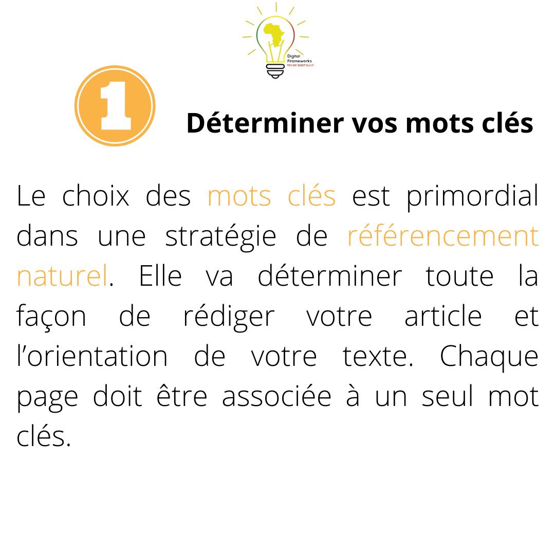 Découvrez dans ce post 5 astuces pour améliorer votre #seo. Ça vous dirait une partie 2 ? 

Source: letsclic

#entrepreneurmalienne #digitalmarketing #communitymanager #marketingdigital #communicationdigitale #referencementnaturel