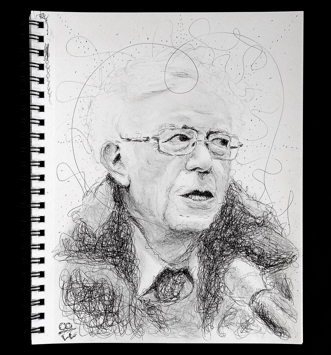 BarrenSloppy's tweet photo. In the sketchbook
.
.
.
 #berniesandersportrait #berniesandersdrawing #berniesandersart #portrait #drawing #scribblesthatmatter #sketchbook #drawingoftheday #political #politican #usa #democraticsocialism #democraticsocialist #democraticsocialistsofamerica #forthepeople https://t.co/sgF43NeIVt