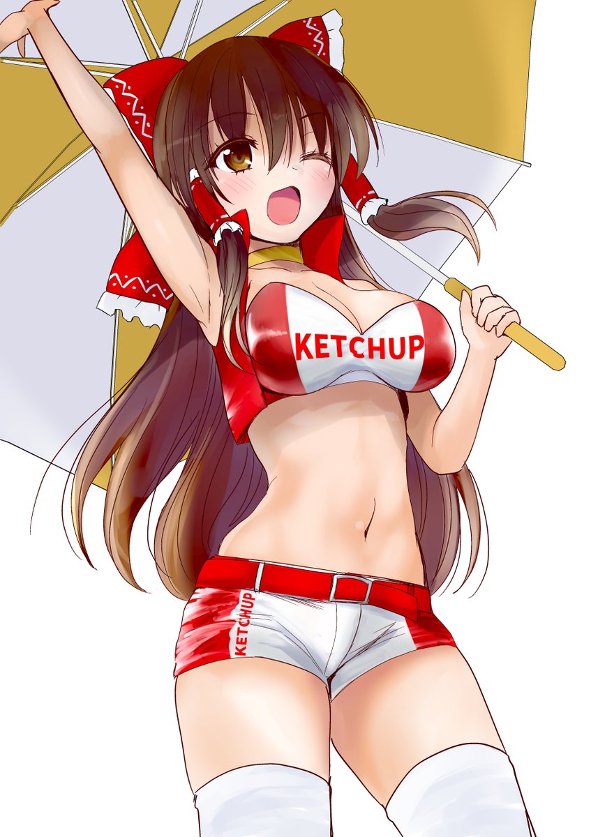 #エッッッチャアート
レースクイーン霊夢さん

※ちょっと健康的な感じ(?)に
なってしまいました‥ 