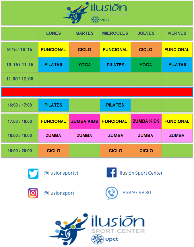 ilusionsportct's tweet photo. Volvemos a nuestro horario de invierno. Seguimos impartiendo todas las actividades al aire libre y con todas las medidas de seguridad. Que no te lo cuenten, ven y vivelo https://t.co/ynxBlFcGHR