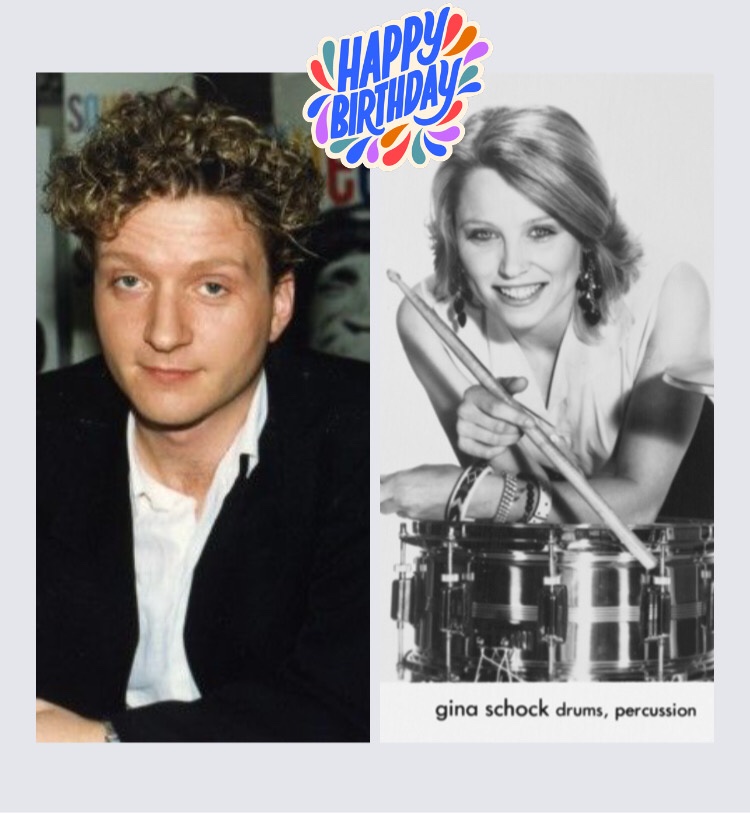 Happy Birthday to Glenn Tilbrook and Gina Schock both born on this day in 1957 