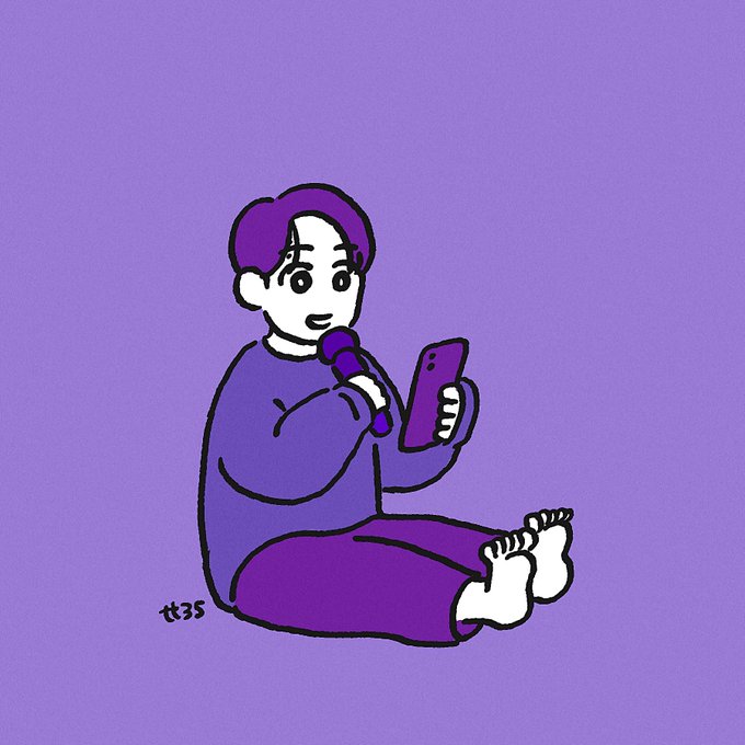 「紫髪 紫」のTwitter画像/イラスト(古い順)