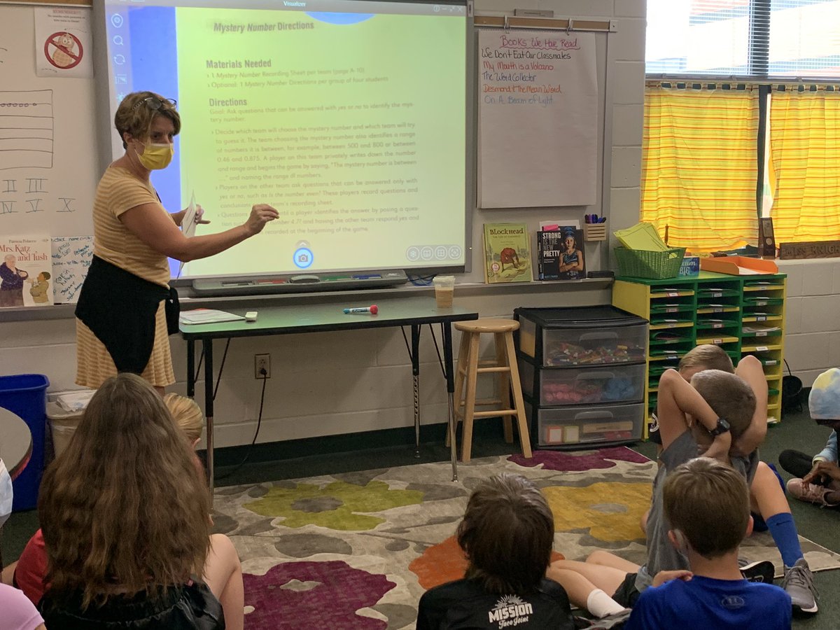 Week two of school and our intermediate math students are already doing some incredible thinking using Dreambox, math partnerships, and games! #FairwayFamily <a href="/FairwayElem/">Dr. Lorinda Krey</a>