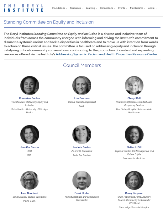 jasonawolf's tweet photo. In our commitment to #transformHX, inspired by the voices of our community we commit to dismantle systemic racism &amp; prejudice, tackle disparities and provide the highest-quality, most equitable care possible.

The standing committee will guide us &amp; engage our community in action. https://t.co/iQZa0hFbxS