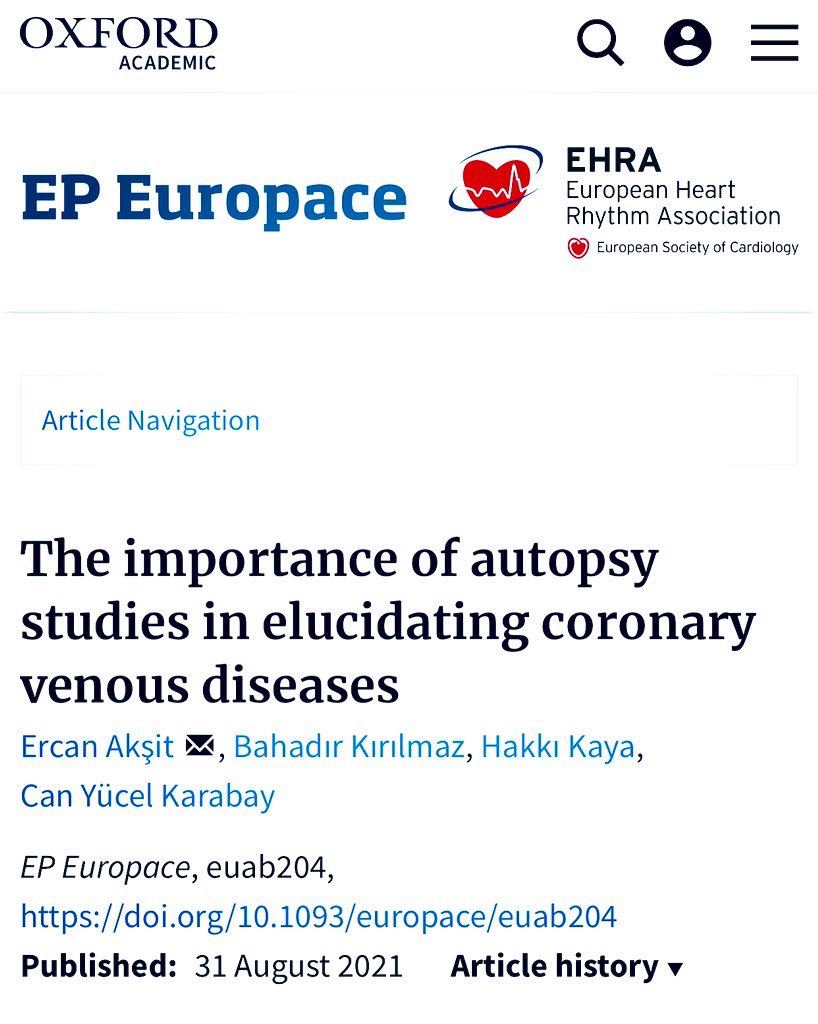 Ercan Akşit (@er_cordis) on Twitter photo A cardiologist proverb says: Behind every great artery is a great vein 😊The reverse is also possible so the next step is to define and classify coronary venous diseases <a href="/canyucelkarabay/">Can Yucel Karabay</a> <a href="/bahkard/">Bahadır Kırılmaz</a> <a href="/DrHKKKY/">Hakkı Kaya</a> <a href="/TKDsosyal/">Turkish Society of Cardiology</a> <a href="/escardio/">European Society of Cardiology</a> A cardiologist proverb says: Behind every great artery is a great vein 😊The reverse is also possible so the next step is to define and classify coronary venous diseases <a href="/canyucelkarabay/">Can Yucel Karabay</a> <a href="/bahkard/">Bahadır Kırılmaz</a> <a href="/DrHKKKY/">Hakkı Kaya</a> <a href="/TKDsosyal/">Turkish Society of Cardiology</a> <a href="/escardio/">European Society of Cardiology</a>