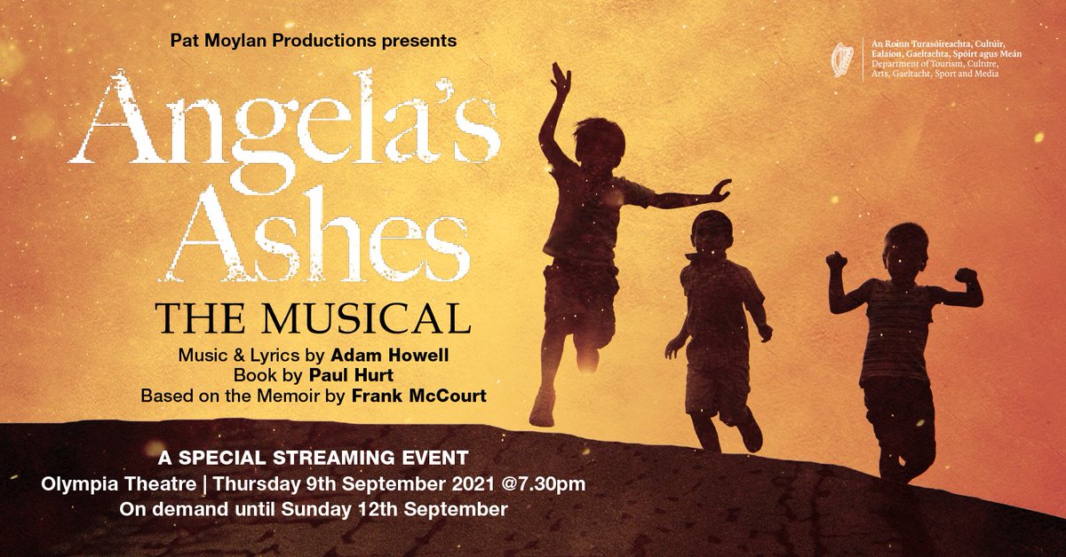 NEWS: ⭐ ANGELA’S ASHES – THE MUSICAL TO BE STREAMED ONLINE ⭐

Read more - theatrefan.co.uk/angelas-ashes-…