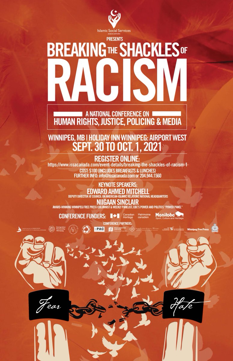 Ma_Mawi's tweet photo. Join a National Conference on Human Rights, Justice, Policing & Media. Register https://t.co/g9peAECqAE
#wpg #Mamawi #wpgEvents https://t.co/NXfPPF7HOg