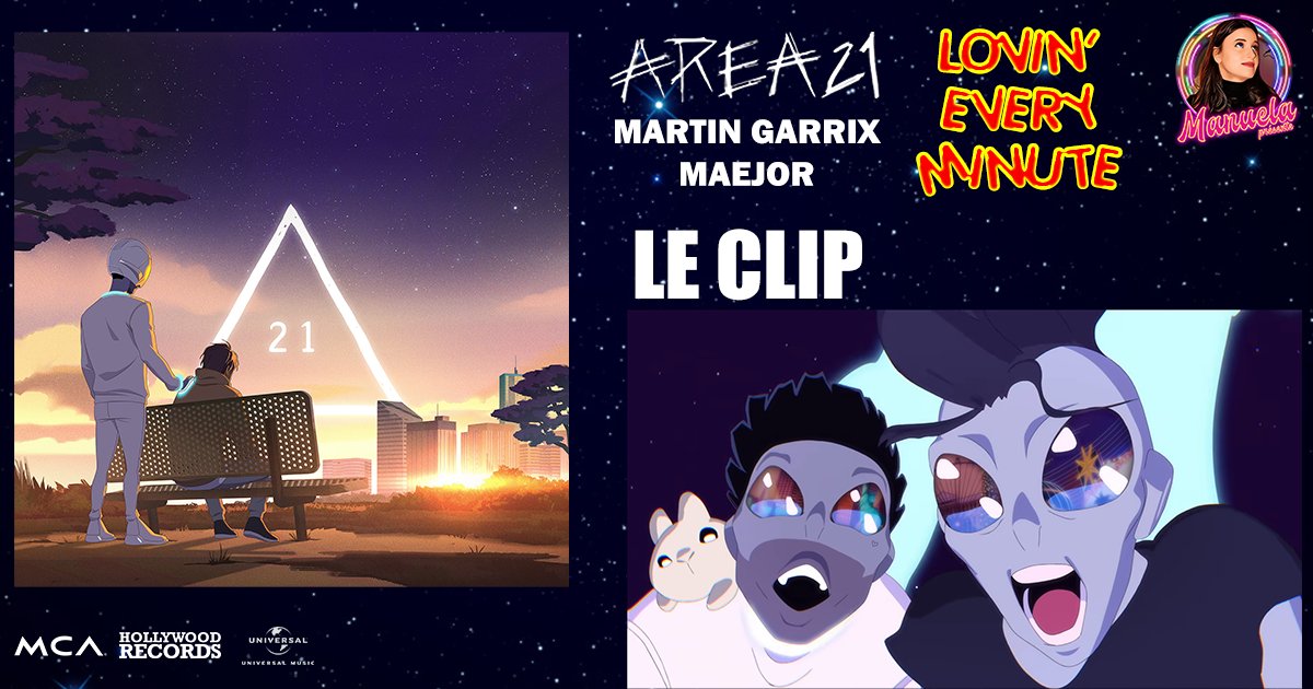 Area21, Martin Garrix, Maejor "Lovin' Every Minute" Le clip produit par <a href="/TitmouseInc/">Titmouse Animation</a> ! ➡️ bit.ly/3mOmQwD 🛸 #area21 #martingarrix #Maejor #edm #disney #usa #toons #space