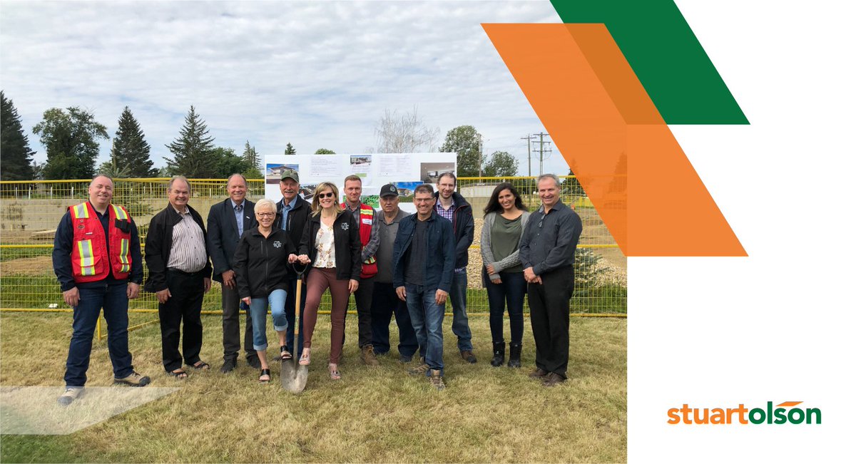 StuartOlsonInc's tweet photo. Our team recently celebrated the sod turning of the Pleasantview Seniors Lodge expansion project in #HighPrairie, AB. As the demand for independent senior living continues to rise, Stuart Olson is pleased to add 20 new units to this existing facility. #OurBestBuildYet #BuildAB https://t.co/Z21wU2cFgc