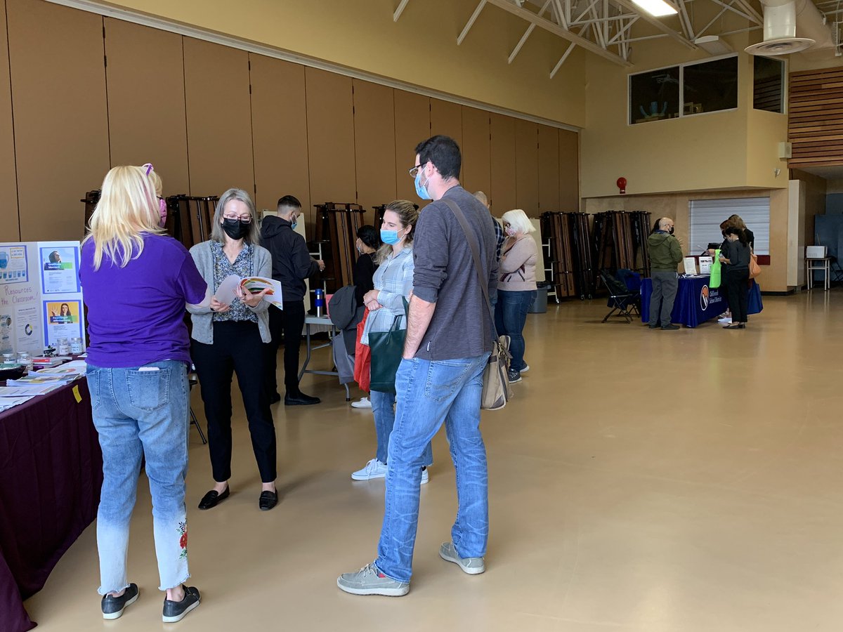 #SD33 12 Tables underway.  Great opportunity to get to know the people and resources available in the district. #sd33learns