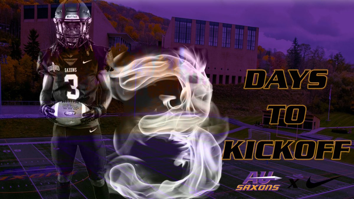 3 more days to kickoff! #GoSaxons⚔️