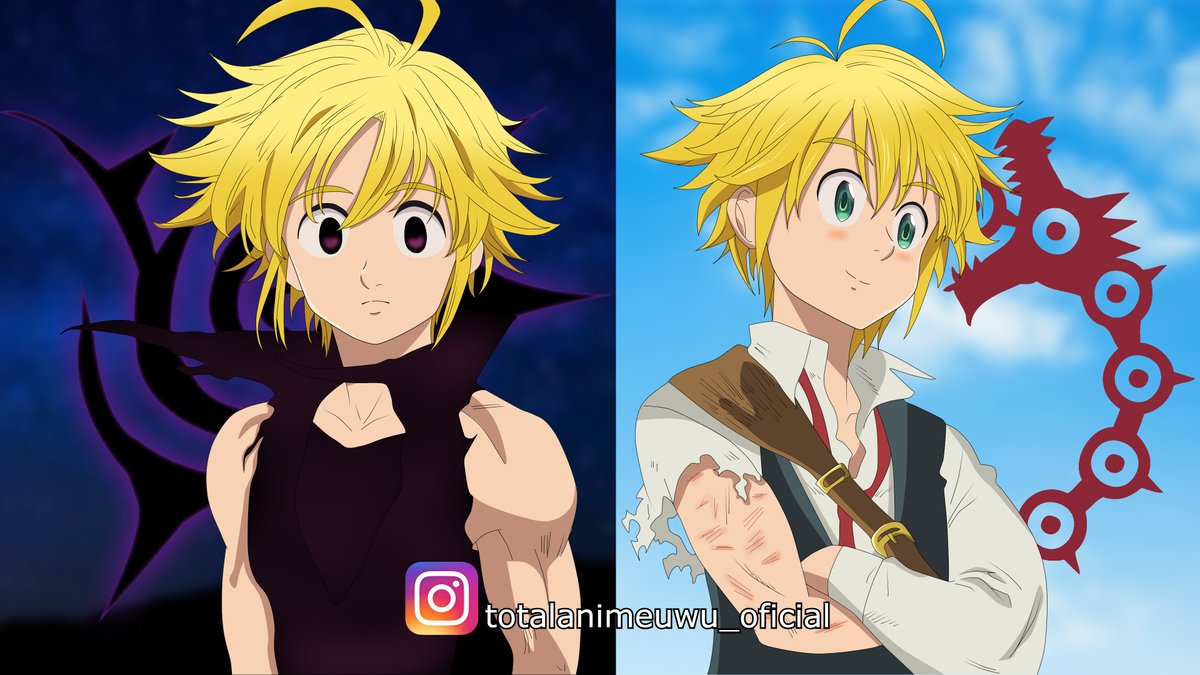 totalanimeuwu's tweet image. Pasado y Presente (Meliodas) #NanatsuNoTaizai @sins1772 @YukikoYukimura @AnimLuno @7dsContent