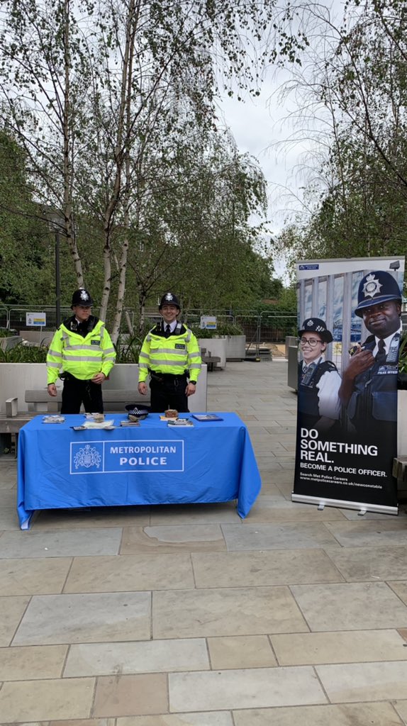 Come and visit it our information stand at The Francis Crick Institute with @MPSStPanSomers - Complete our survey to shape how we police in the future in your community. #Listen