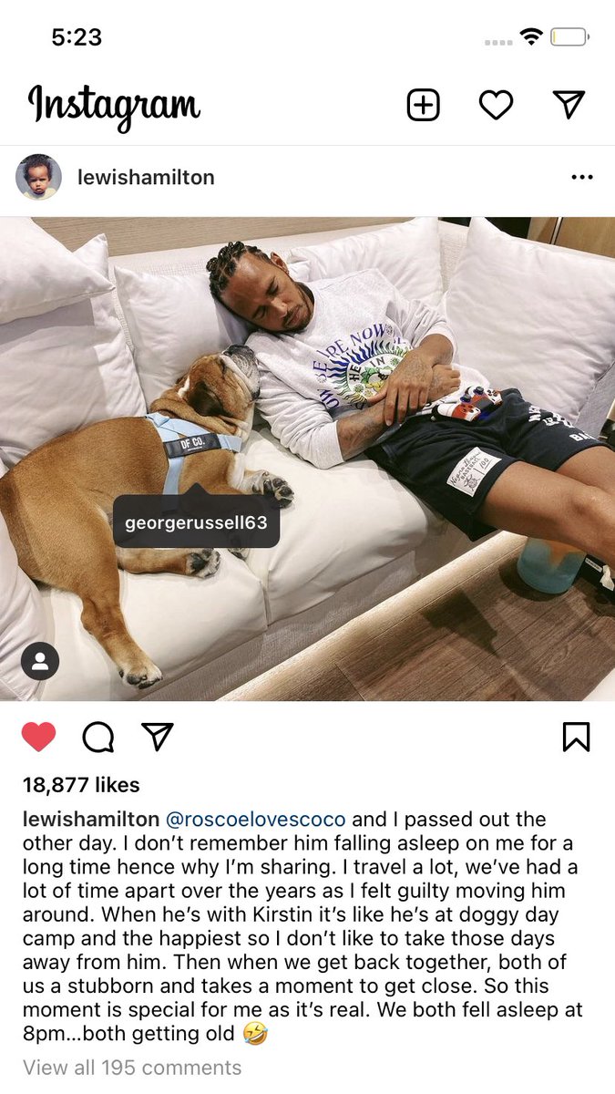 Ummm why did he tag George Russell?? 🤔