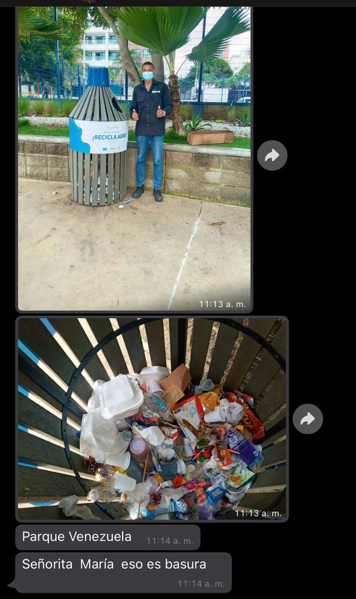 mariasostenible's tweet image. Es muy triste para nosotros como recicladores llegar y encontrar basura en las estaciones de reciclaje llenas de basura. Si van a los parques que tienen estas estaciones solo son para plásticos, una ciudad limpia es tarea de todos. 

🌎♻️🙌🏻

@muta_world 
@ReciclaPues