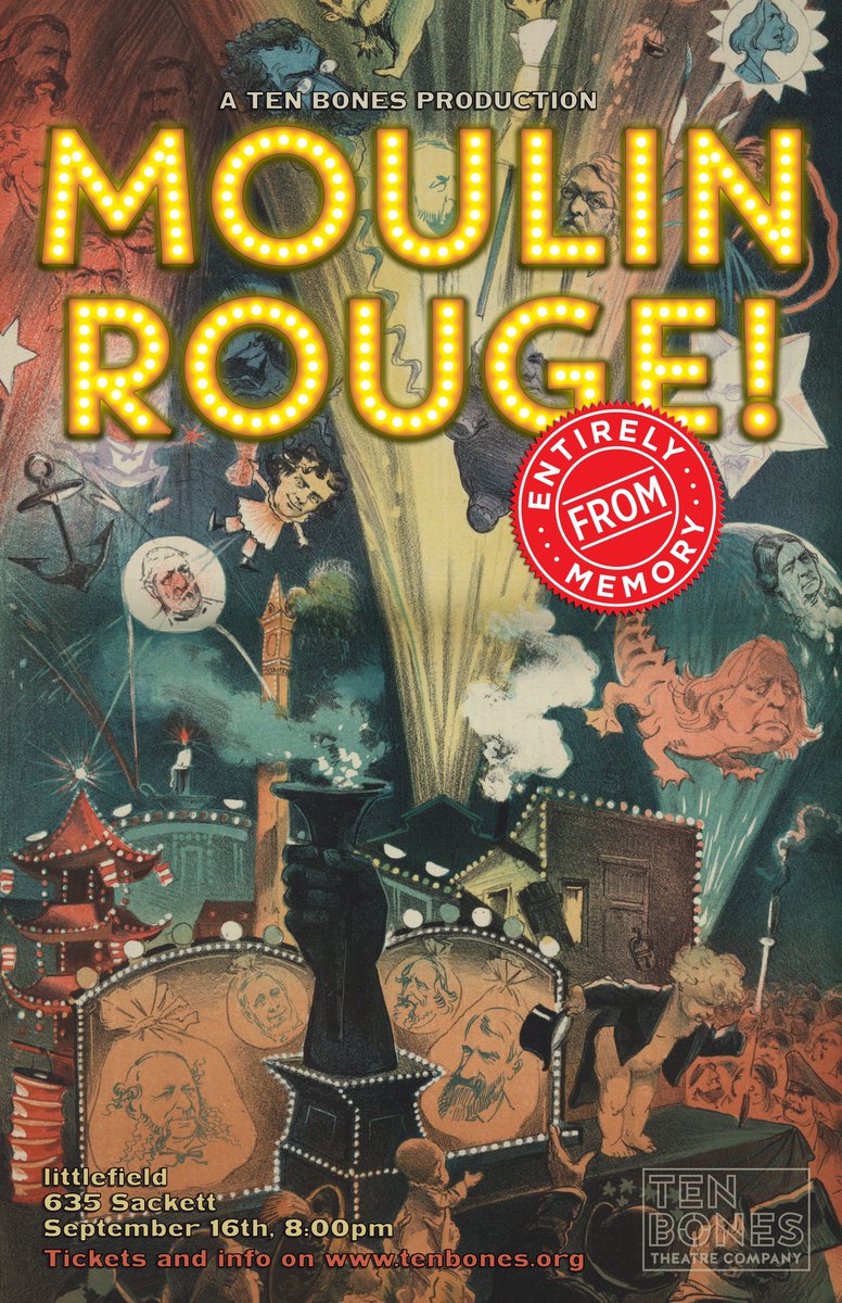 Sept 16th at 8pm <a href="/littlefieldnyc/">littlefield</a>
 …you will believe a moulin can rouge… 
It’s #moulinrouge Entirely From Memory!!

eventbrite.com/e/moulin-rouge…