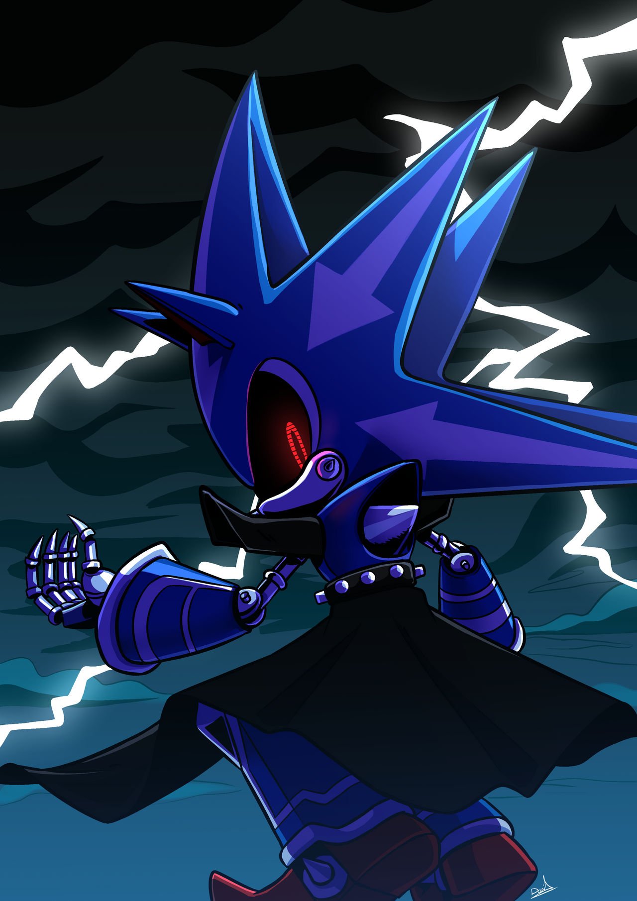 💜~ DevilChicky210~ 🔞 on X: Decided to draw Neo Metal Sonic. In