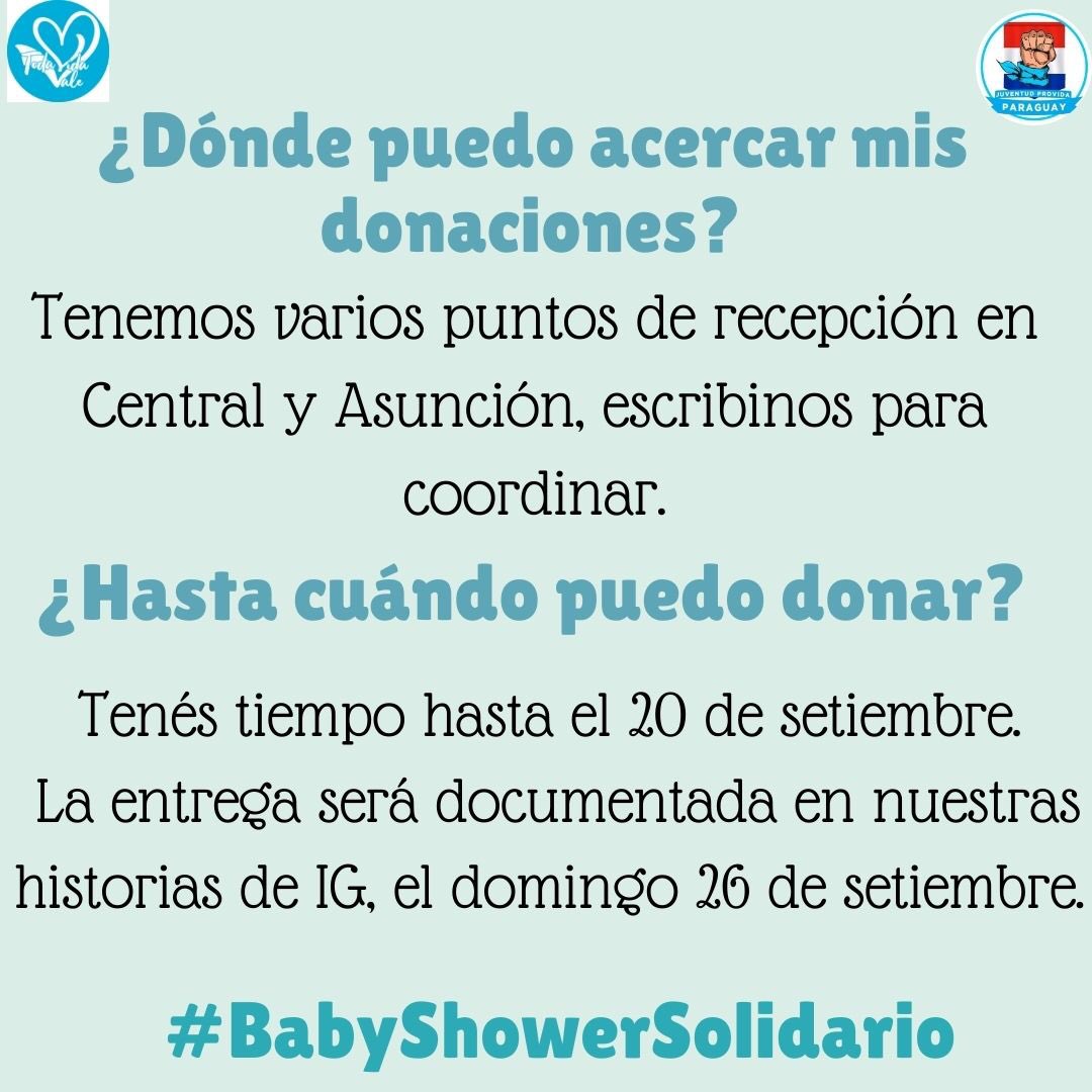 ¡Contactá con nosotros y sumate al #BabyShowerSolidario! 

💙💪🏼