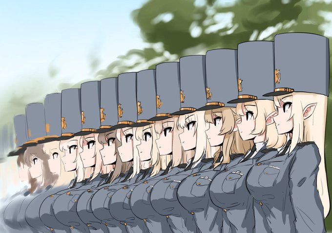 パレードのたびにこんな光景が見られるエルフの国 