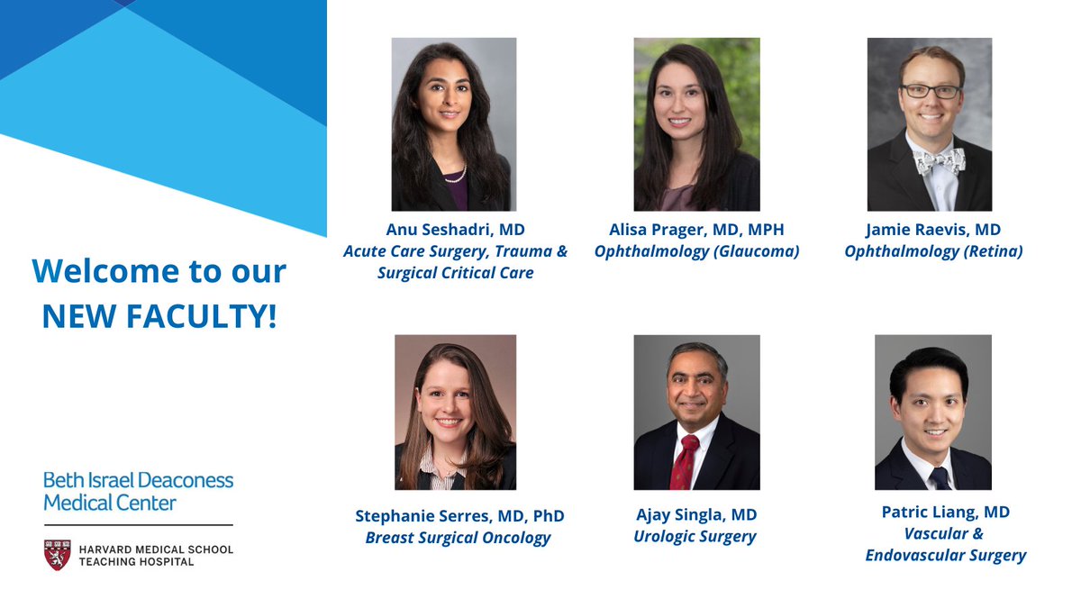 Introducing our new faculty members in the divisions of ACS/Trauma &amp; Surgical Critical Care, Ophthalmology, Surgical Oncology, Urologic Surgery &amp; Vascular/Endovascular Surgery. We are excited to welcome them to our Department of Surgery family.
