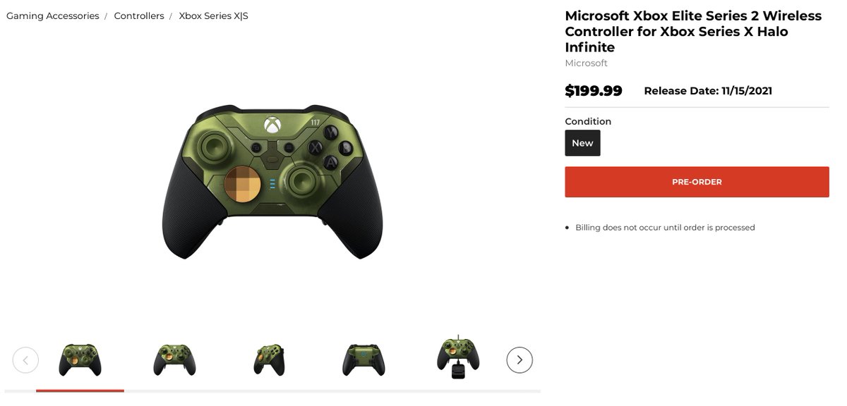 Pre-order Halo Infinite Xbox Elite Wireless Controller Series 2