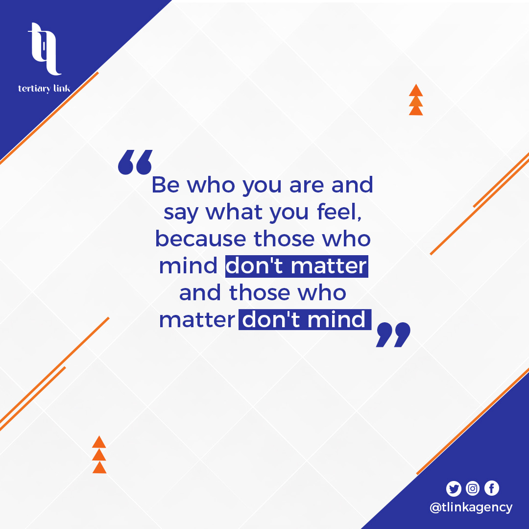 tlinkagency's tweet photo. Be who you are and say what you feel!

As a brand in this digital era, your social media presence says a lot about you. Let us do this for you!

Call us now!
050 578 7524
050 239 8477

#digitalmarketing #SOCIALMEDIA #growth #branding https://t.co/8NdUlBRzyN