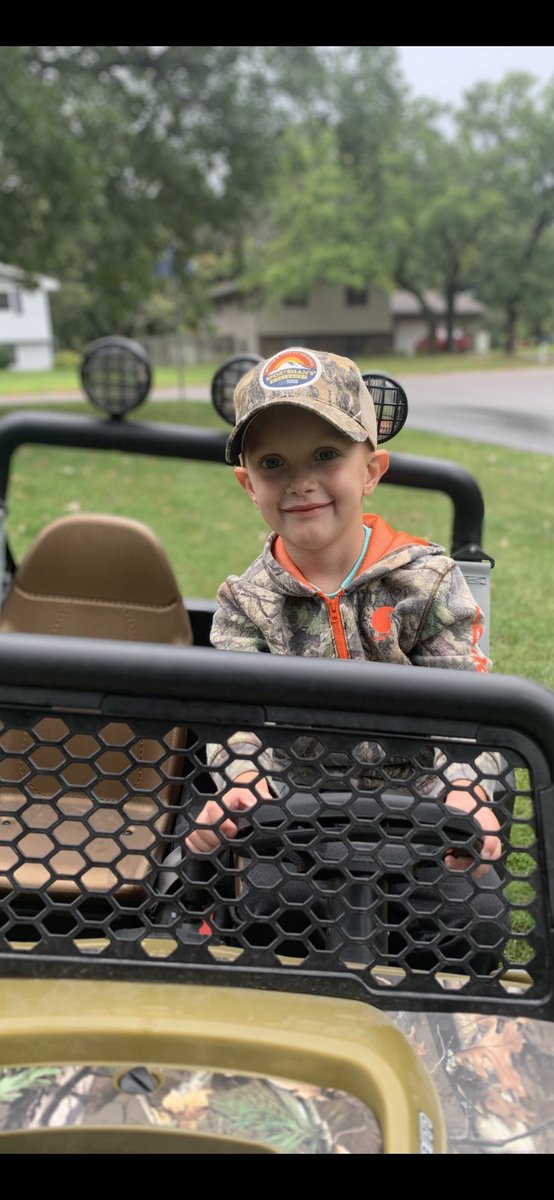 Thanks to <a href="/SportsmansWH/">Sportsmans Warehouse</a> this little guy is ready for hunting season!