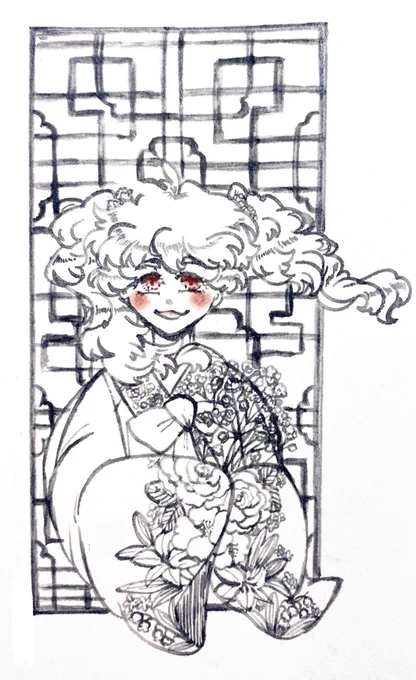 霞の向こうのきみは
いつまでも無垢に笑う

INK:#TonoandLims
Kaleidoscope  -KASUMI-
Character:@colors_kabe 霞公主 https://t.co/HGzatbNh5I 