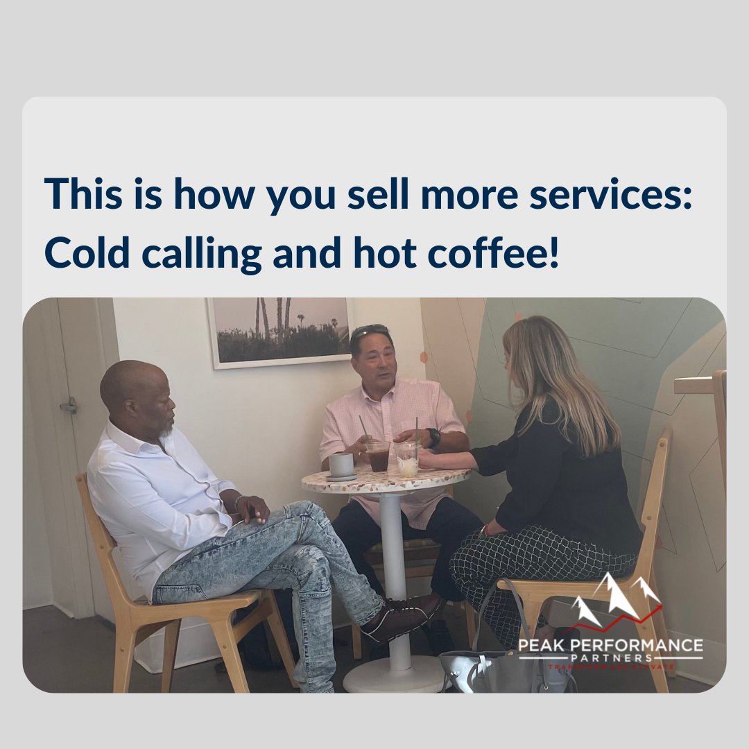 While warming up a prospect and enjoying a cup of joe with them is in no way a substitute for your sales prospecting plan, it can be a part of the whole client acquisition strategy. #coffeelovers #salesprospecting #prospecting #trustedadvisor #businessadvise #businessconsultant