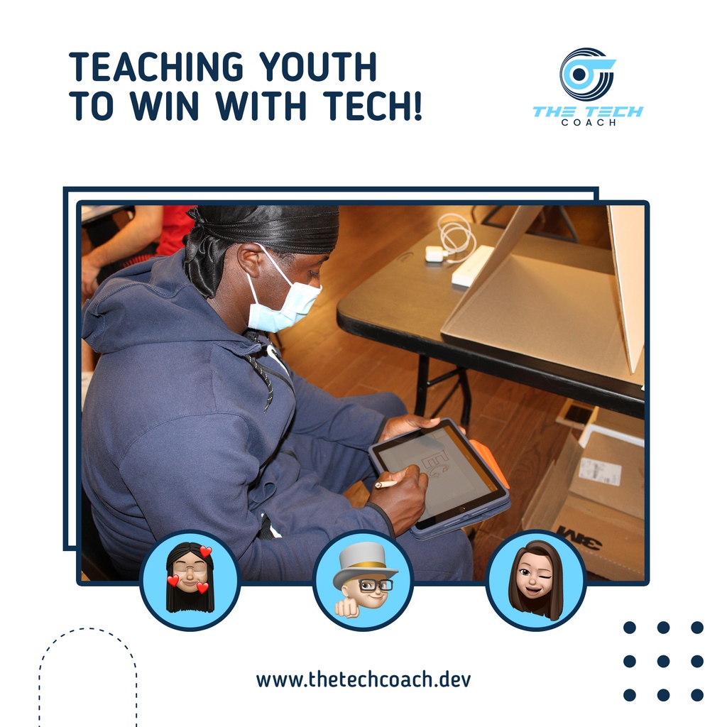 The_Tech_Coach_'s tweet image. We believe that all youth should have the opportunity to pursue their passion and
achieve success regardless of their circumstance! #kidsintech #youthcoders