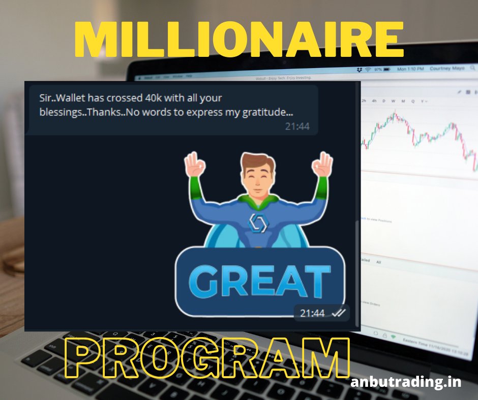 anbu's tweet image. Want to become a Crypto Millionaire?! We make many ... 😍😍😍

t.me/AnbuTrading

 #tradingcandle #visualtrading #anbutrading #cryptomillionaires