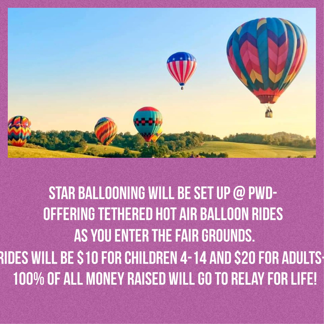 RockinghamRFL's tweet photo. Breaking News!!
Star Ballooning will be giving tethered balloon rides with 100% of the proceeds going to Relay!!! https://t.co/kUqTa0xKHh