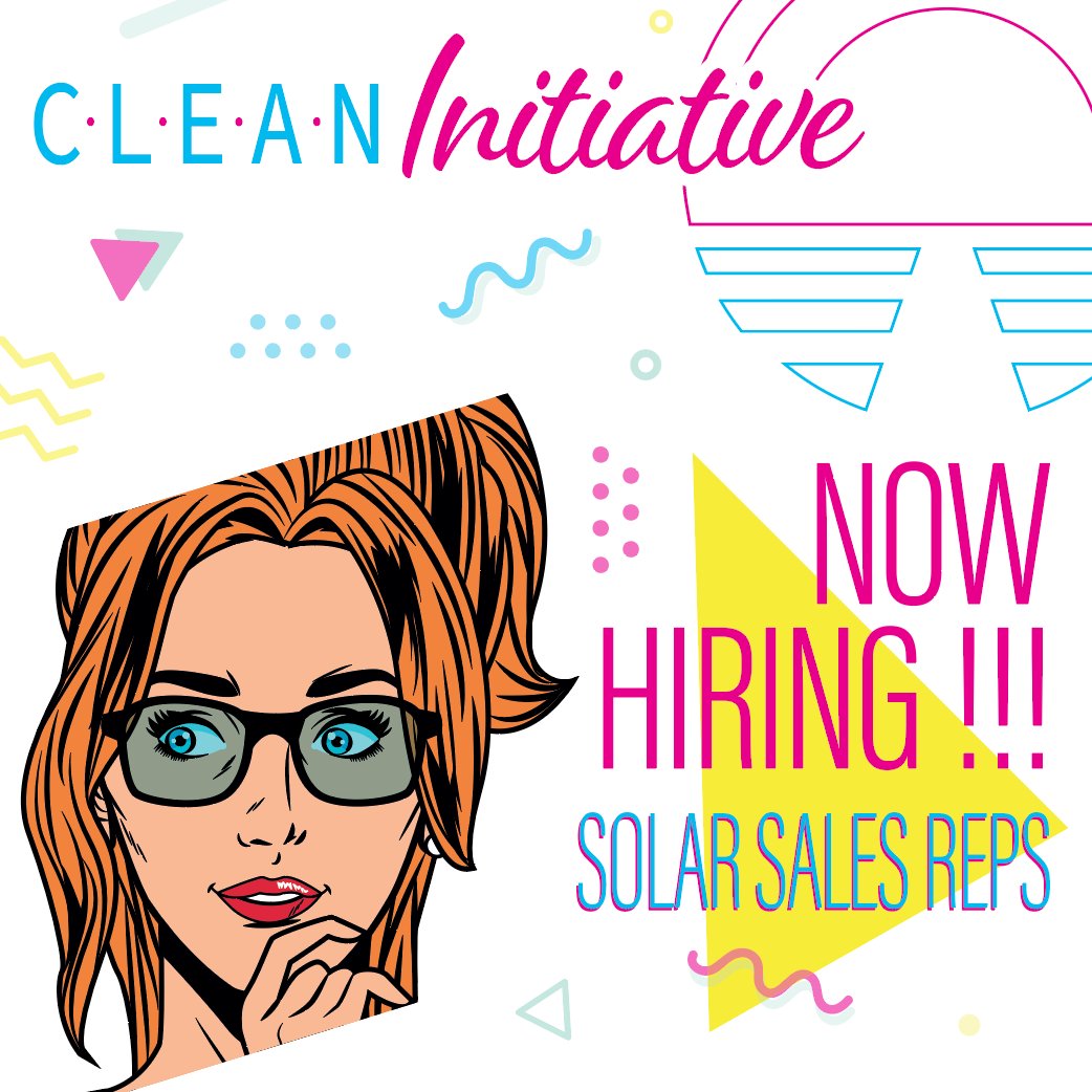 c_Initiative's tweet photo. Currently Hiring Sales Reps to join our team in the LA/Pasadena area!
Excellent career opportunity to develop and hone invaluable consultation skills in the Home Innovation/Improvement Industry.
#NowHiring #Sales #SolarSales #solarenergy #cleanenergy #homeimprovement #LosAngeles https://t.co/3s7T1nH6c0