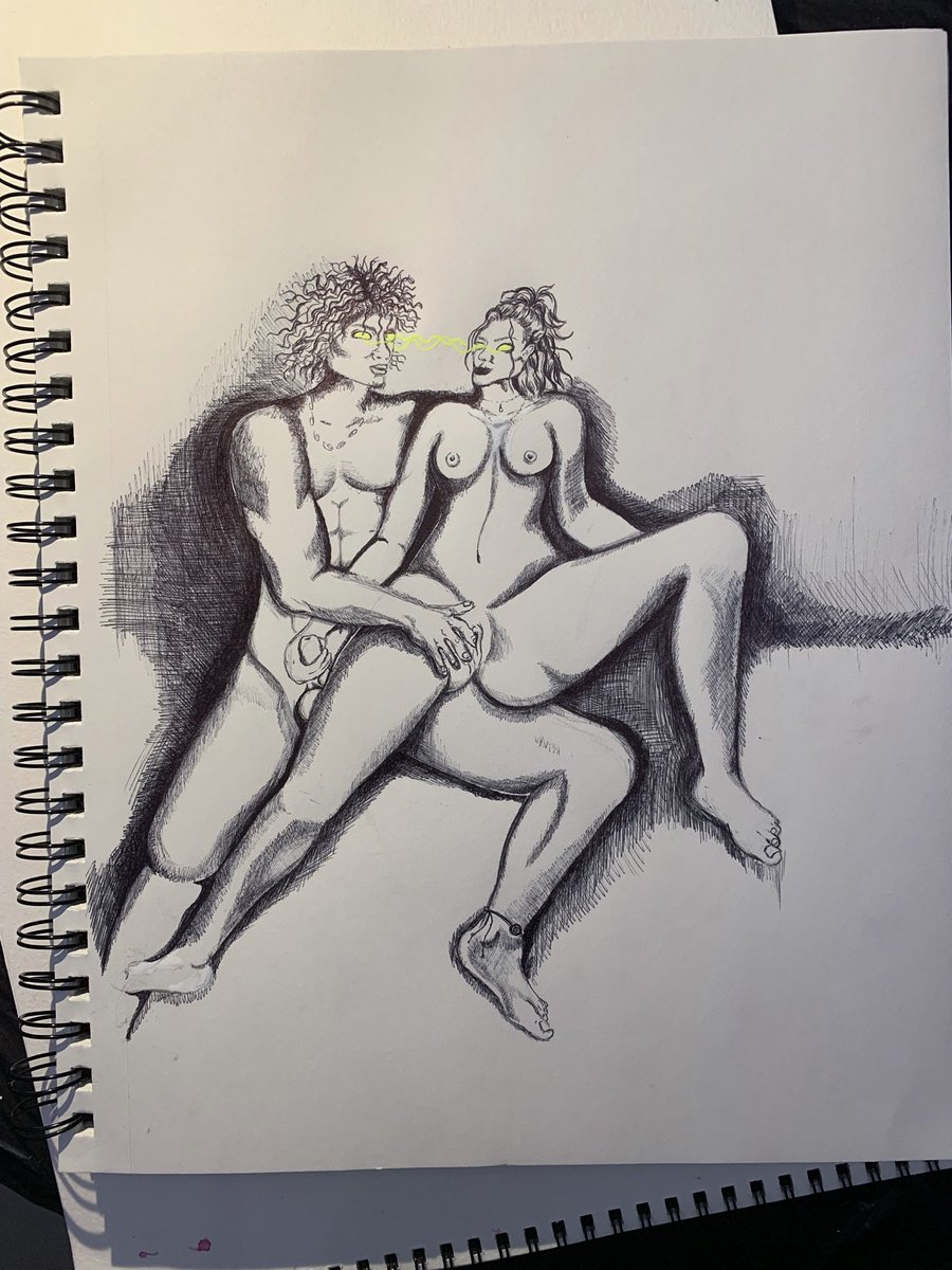Dorkitasart's tweet photo. A sketch based on true events🥰🏃🏽‍♀️ https://t.co/Huiqp91REO